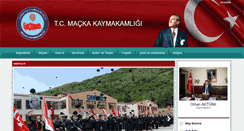 Desktop Screenshot of macka.gov.tr