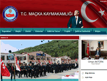 Tablet Screenshot of macka.gov.tr